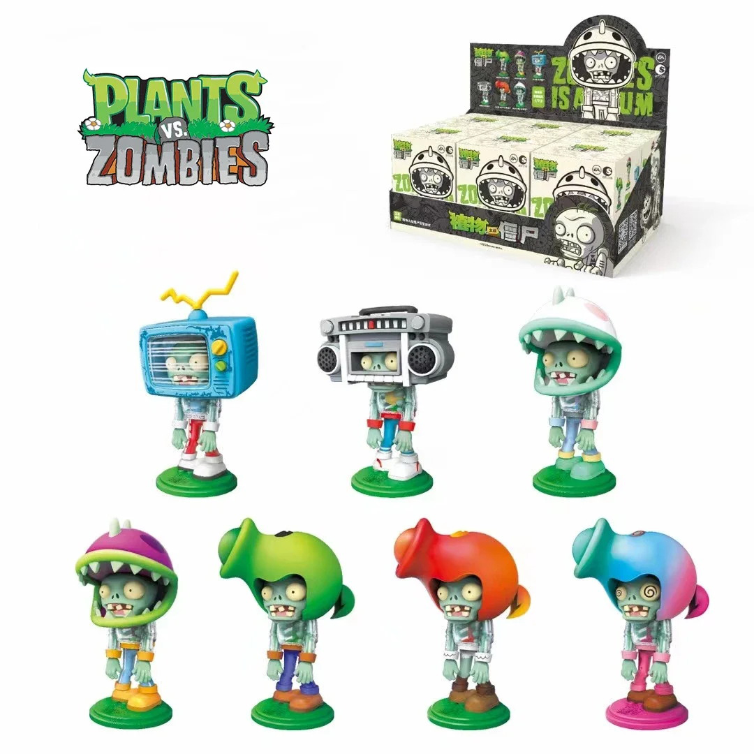 Model Kit Action Figure - 6Style Plants Vs Zombies Assembling Toy