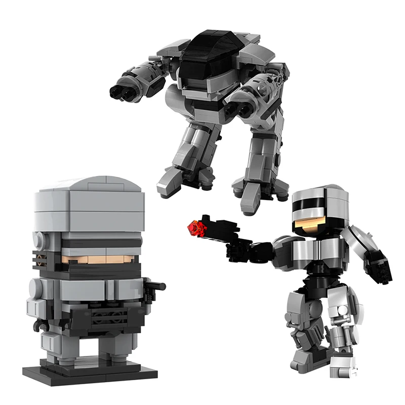 Model Kit Robocop - MOC City Mechanical War Police RoboCops