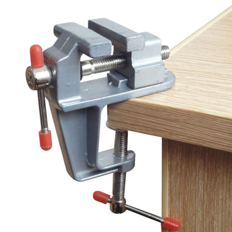 Model Kit Vise - Aluminum Mini Table Clamp Small Bench