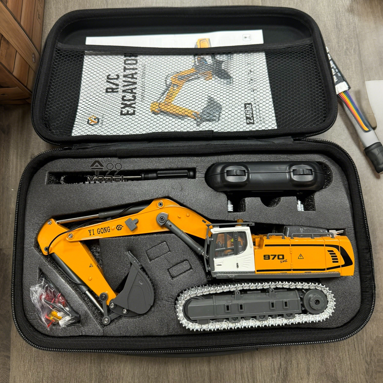 Model Kit Excavator - 970 RC Mini Excavator 1/50 Scale