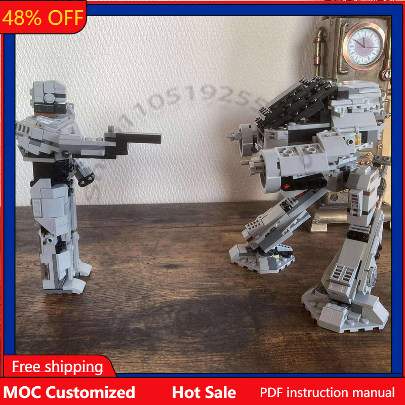 Model Kit Robocop - 707 PCS Tech car mech robots