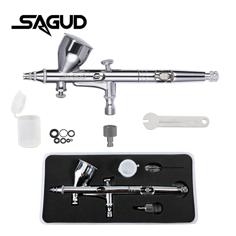 Model Kit Nipper - SAGUD Dual-Action Gravity Feed Airbrush Kit