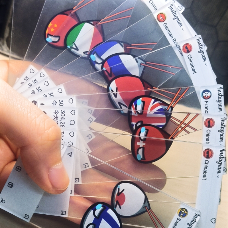 Model Kit Italeri - Countryballs Acrylic Card Doll Japan Poland
