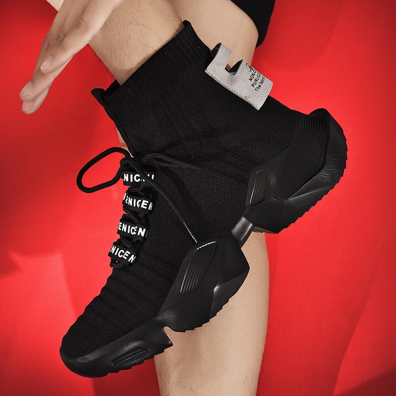 Model Kit Japan Shop - Plus Size Hightop High-soled Men Sport