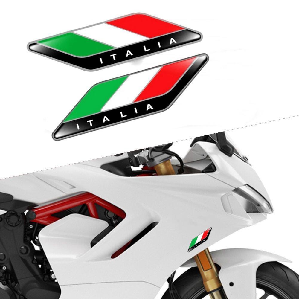 Model Kit Italeri - 2Pcs/Pair 3D Tricolor Flag Emblem Badge