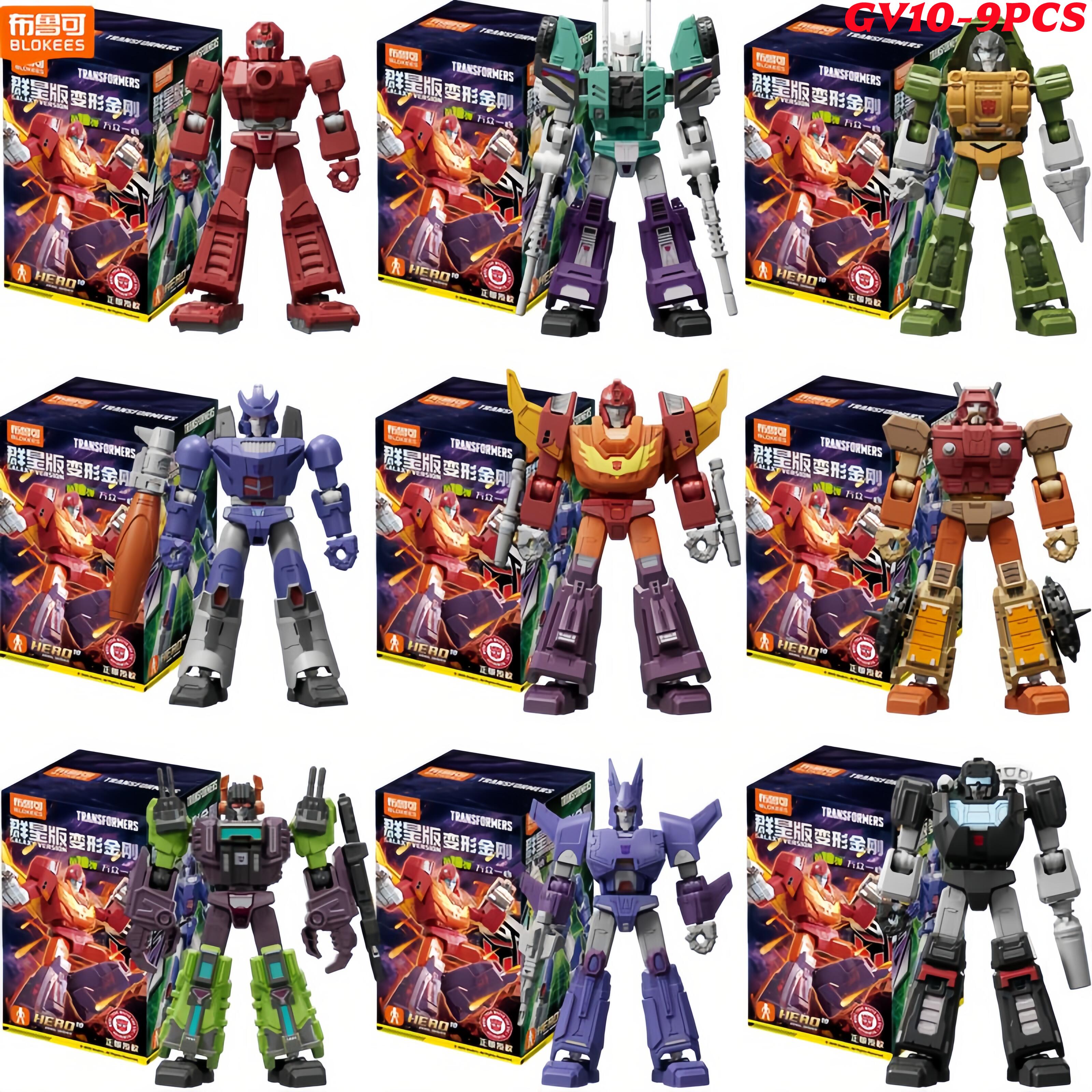 Model Kit Action Figure - Blokees Transformers GV10-9PCS Rodimus Prime Unicron