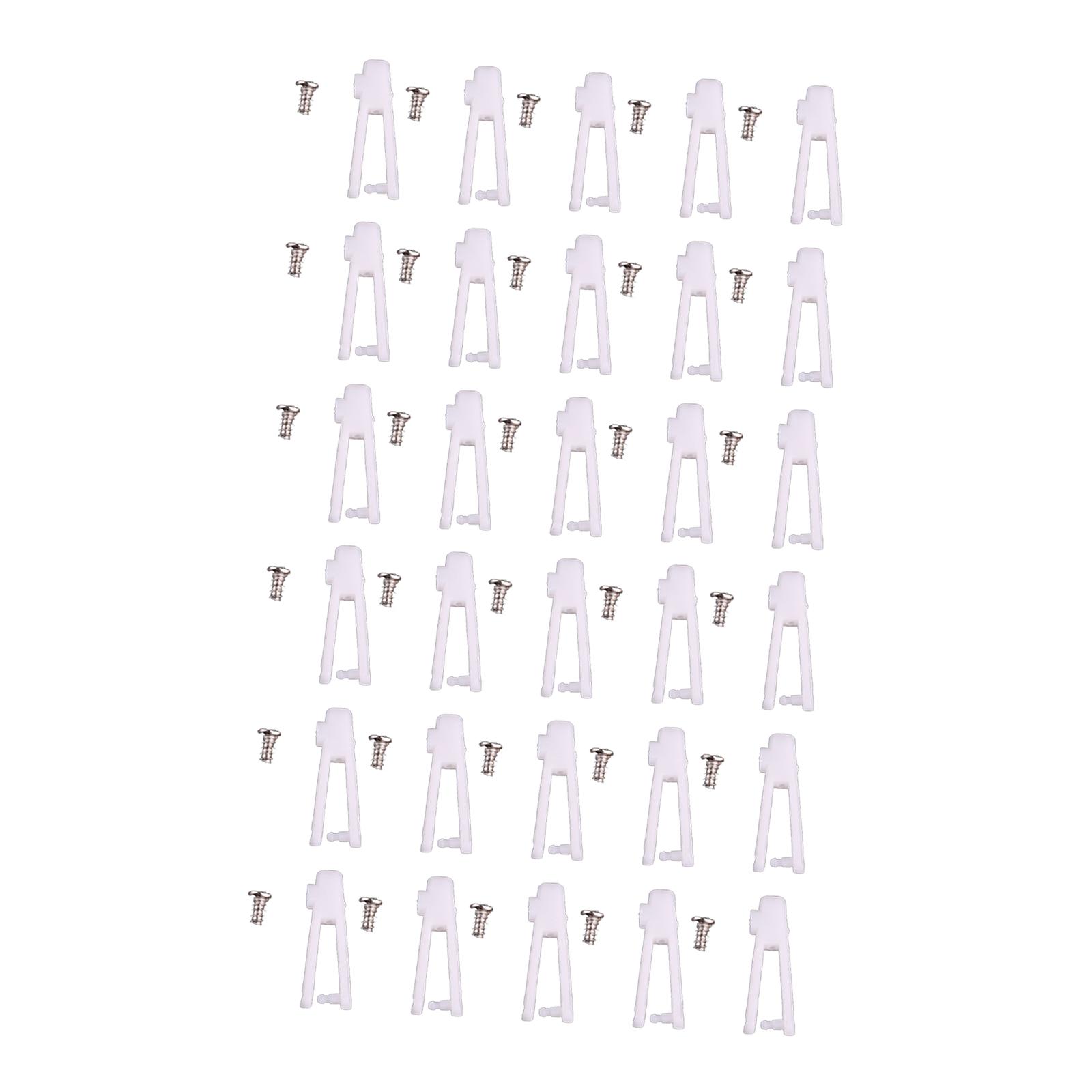 Model Kit Plastic - 30x Clevis and Screws Kits Aileron