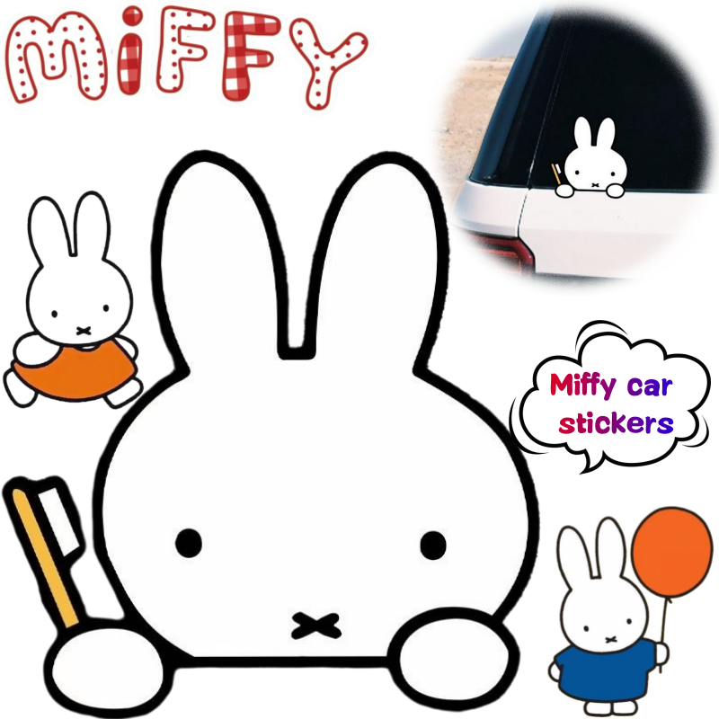 Miffy Rabbit Car Sticker Creat - Model Kit Car review and price