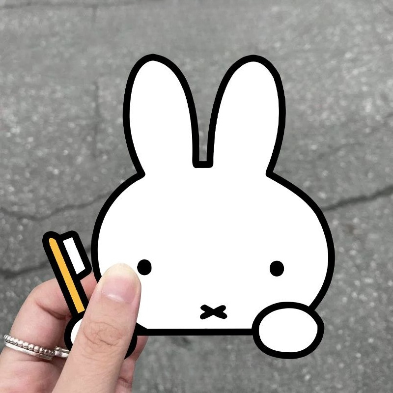 Miffy Rabbit Car Sticker Creat - Model Kit Car review and price
