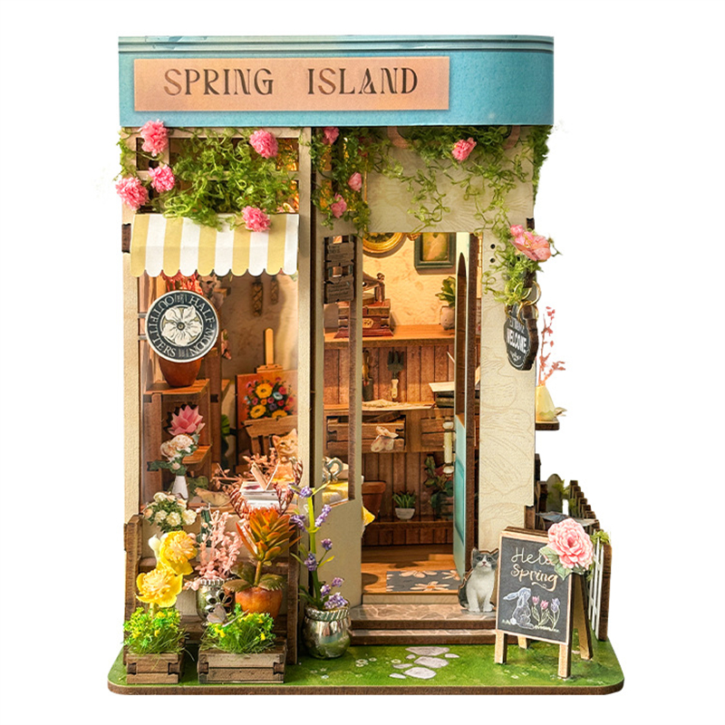 DIY Wooden Spring Island Flowe - Model Kit Glue review and price