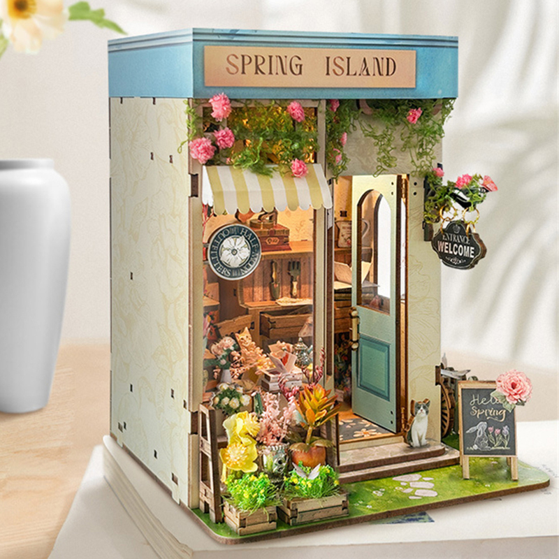 DIY Wooden Spring Island Flowe - Model Kit Glue review and price