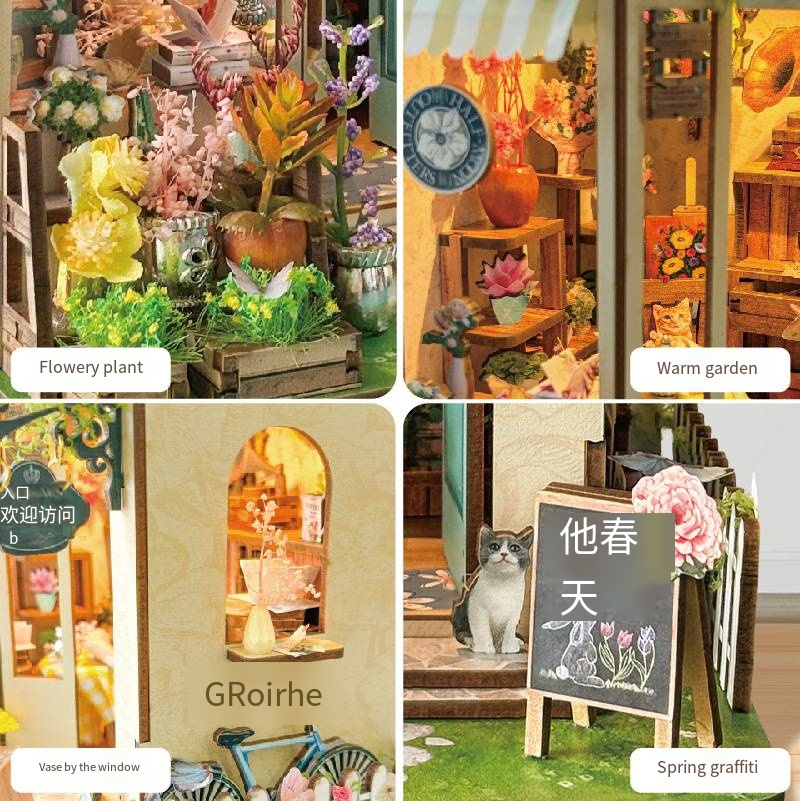 DIY Wooden Spring Island Flowe - Model Kit Glue review and price