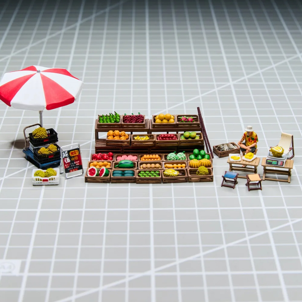 Kicarmod 1/64 Fruit Stand Mode - Model Kit Car review and price