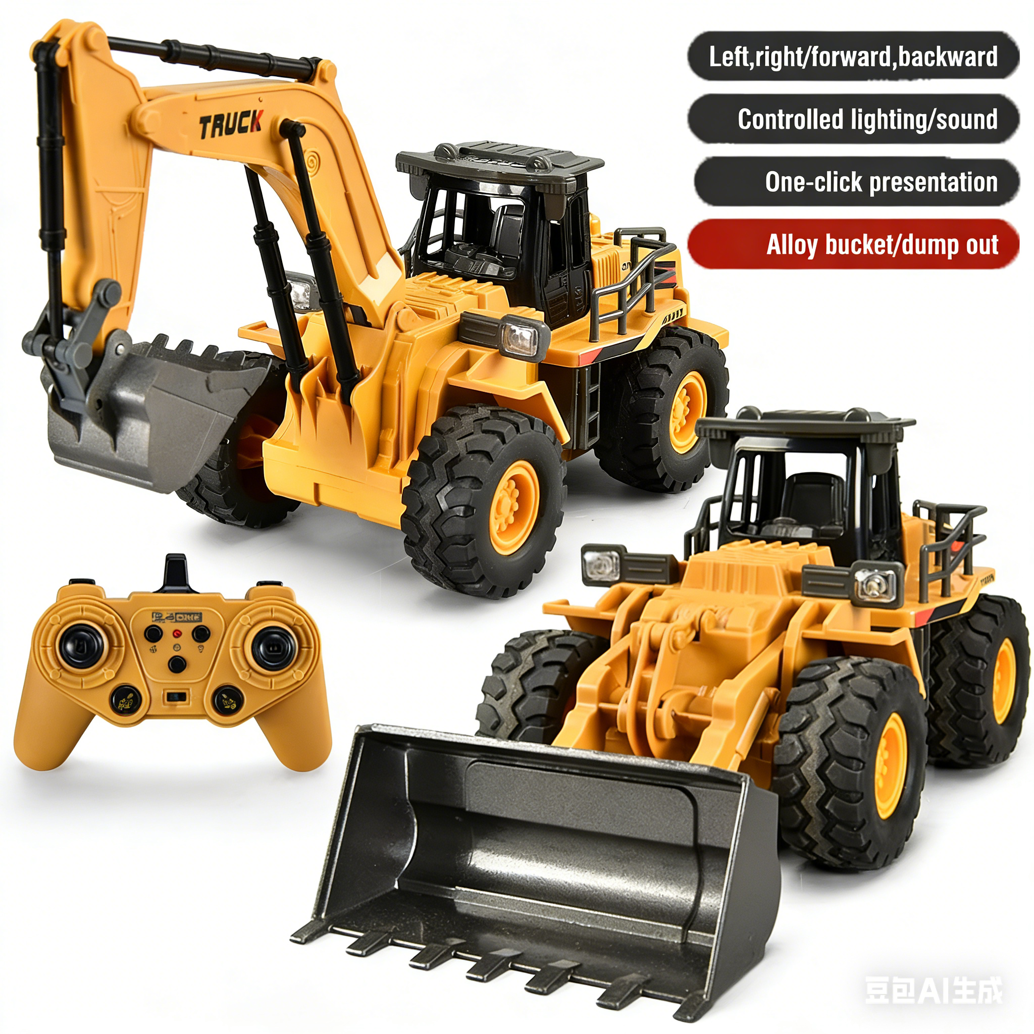2.4G Alloy Remote Control Exca - Model Kit Excavator review and price