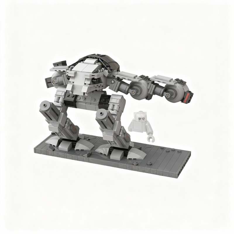 727pcs MOC Miniland Dioramas 7 - Model Kit Robocop review and price