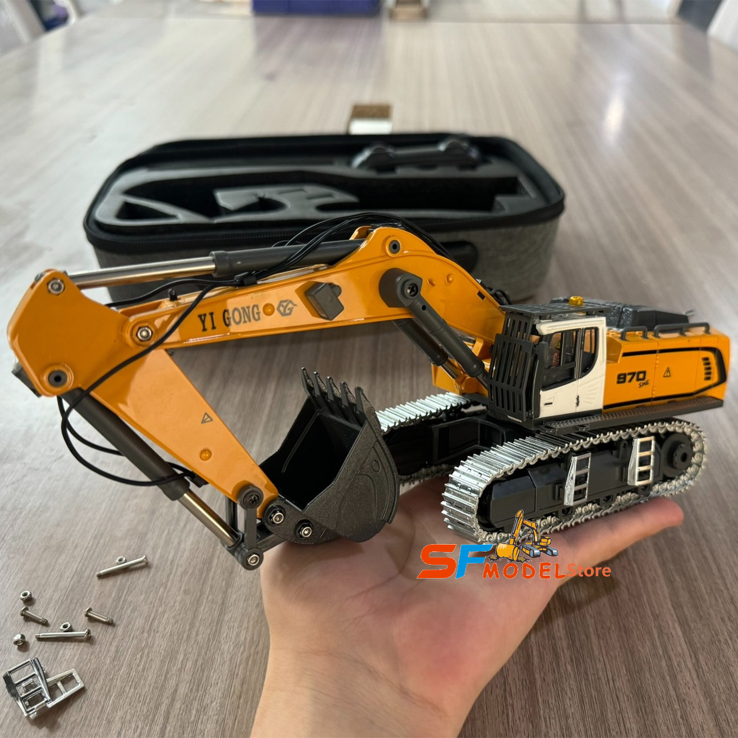 Mini Excavator 1/50 970 Electr - Model Kit Excavator review and price