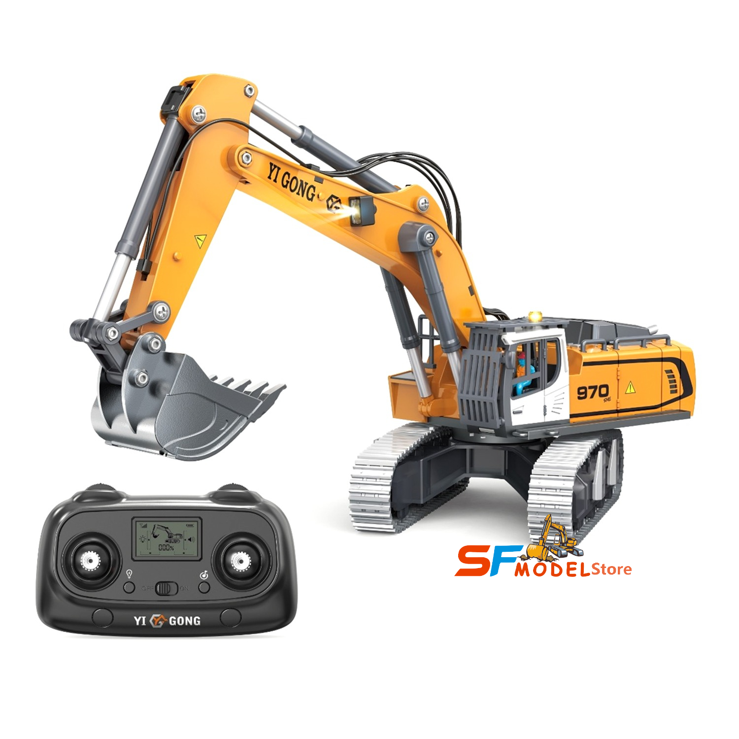 Mini Excavator 1/50 970 Electr - Model Kit Excavator review and price