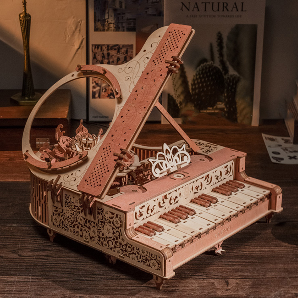 NEW DIY 3D Wooden Puzzle Mini  - Model Kit Glue review and price