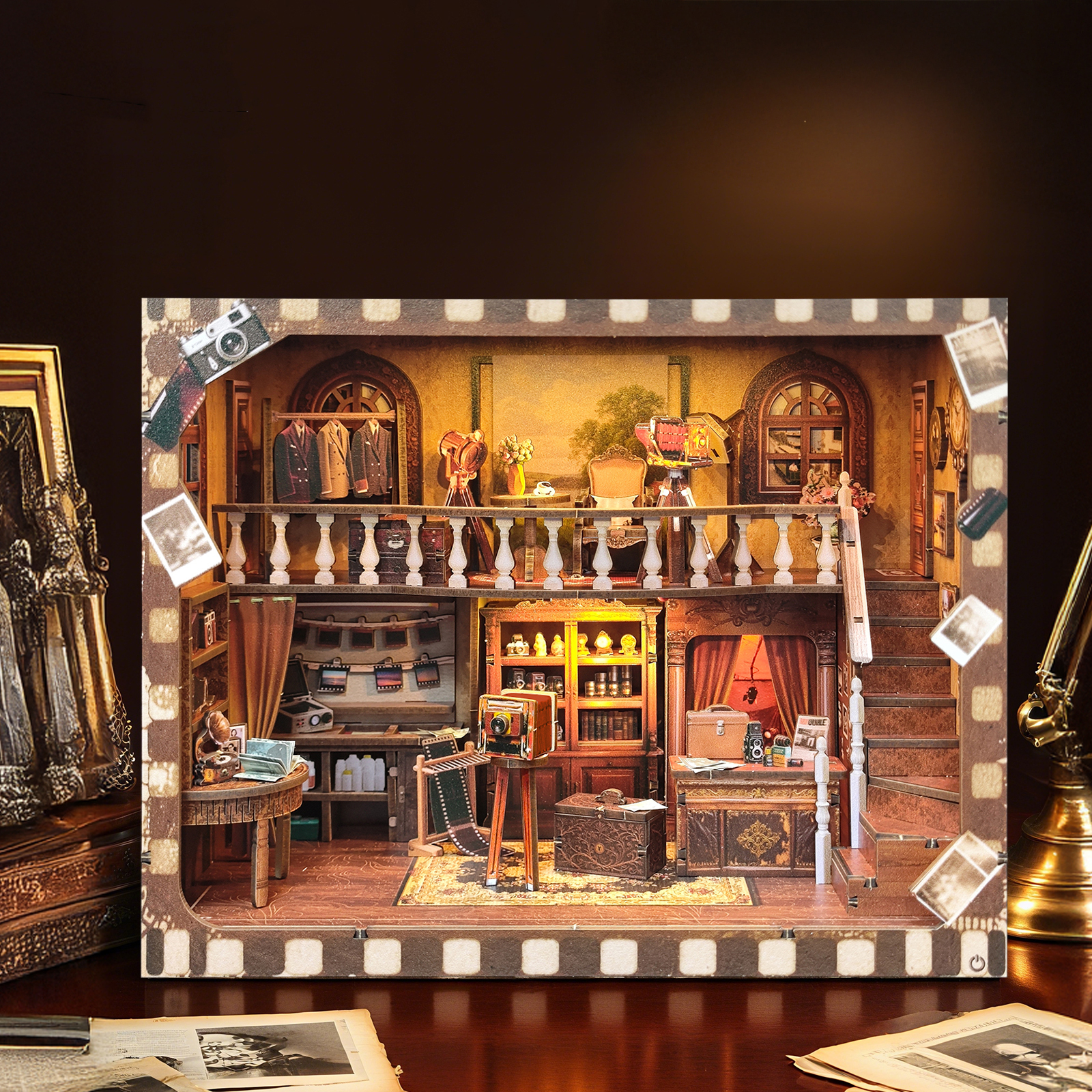 DIY Wooden Book Nook Shelf Ins - Model Kit Glue review and price