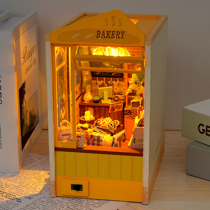 DIY Wooden Book Nook Insert Sh - Model Kit Japan Shop review and price