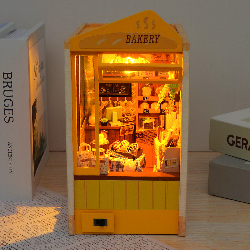 DIY Wooden Book Nook Insert Sh - Model Kit Japan Shop review and price