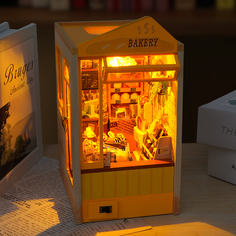 DIY Wooden Book Nook Insert Sh - Model Kit Japan Shop review and price