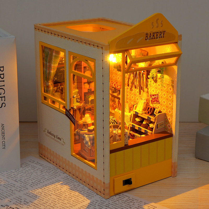 DIY Wooden Book Nook Insert Sh - Model Kit Japan Shop review and price
