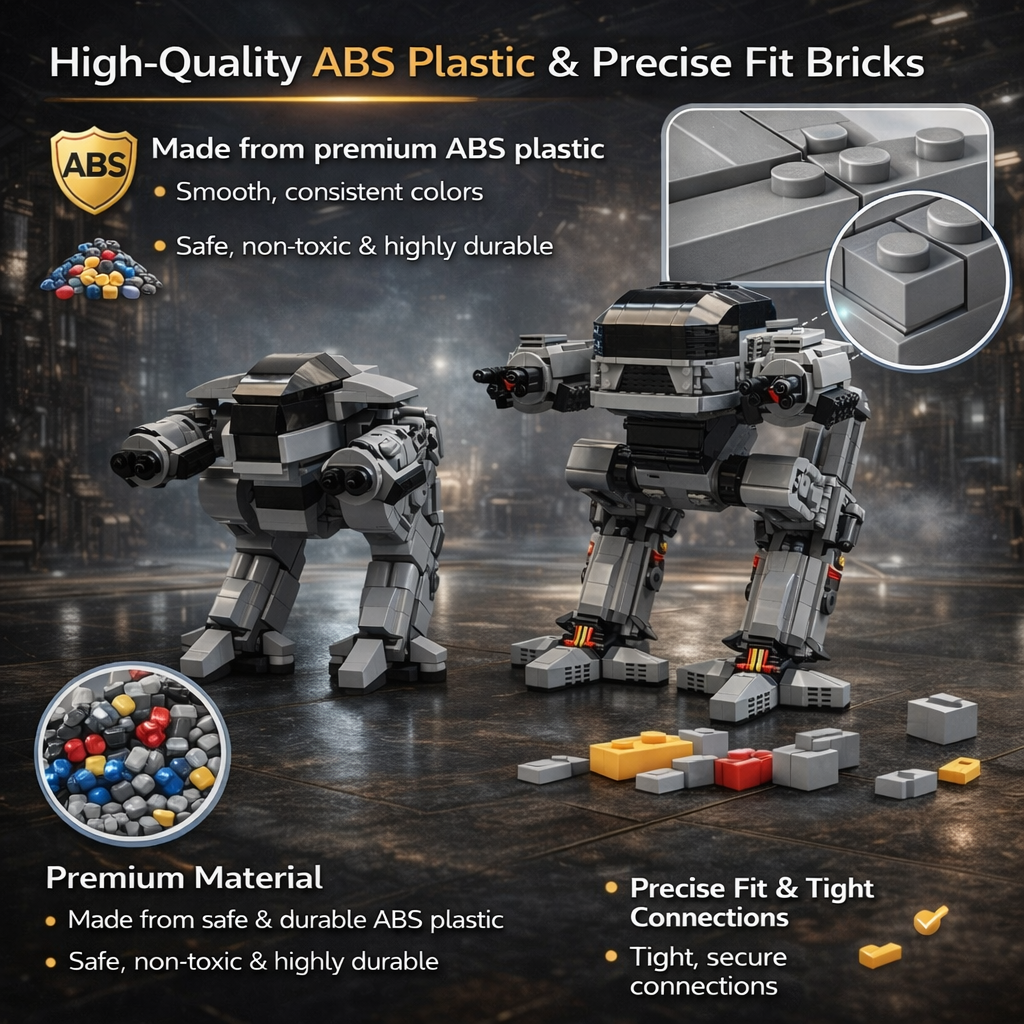 MOC Sci-Fi Mech Building Block - Model Kit Robocop review and price