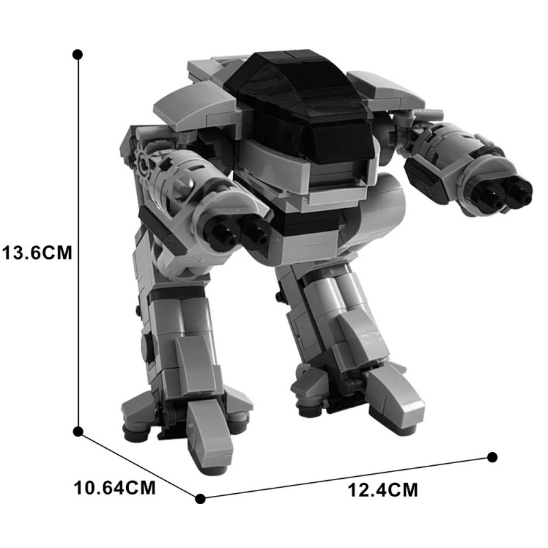 MOC Sci-Fi Mech Building Block - Model Kit Robocop review and price