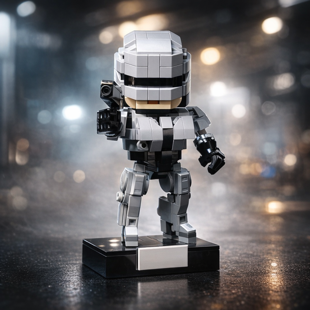 MOC Sci-Fi Police Robot Buildi - Model Kit Robocop review and price