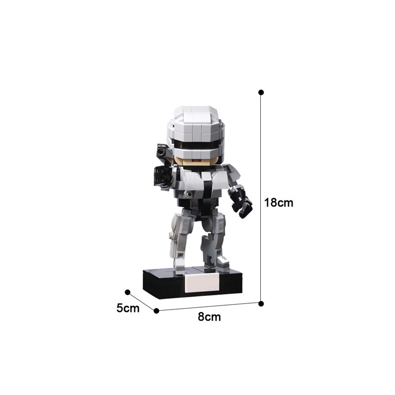 MOC Sci-Fi Police Robot Buildi - Model Kit Robocop review and price