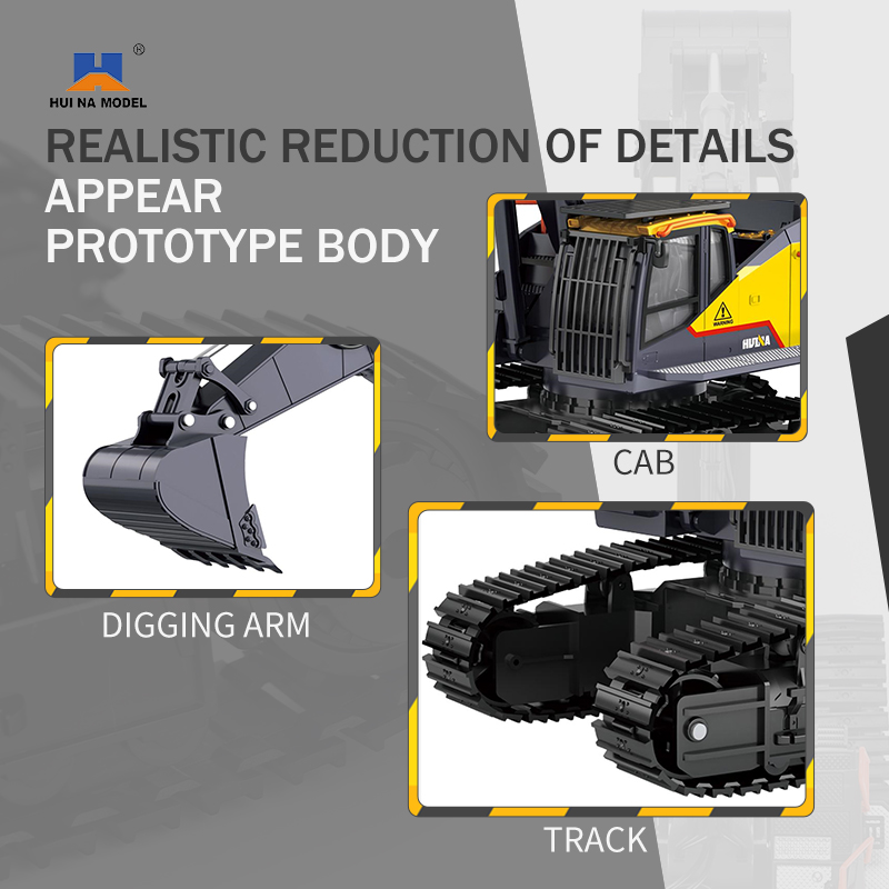 HUINA 1592 Alloy Excavator Tru - Model Kit Excavator review and price