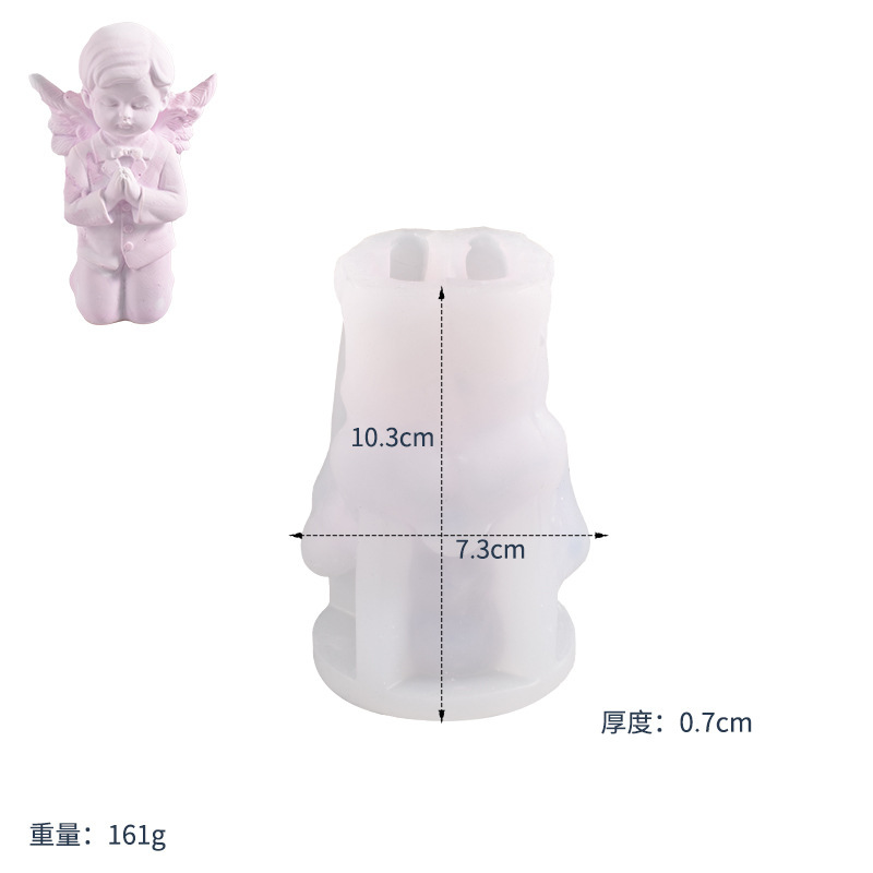 Rose Angel Candle Silicone Mol - Model Kit Cement review and price