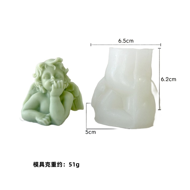 Rose Angel Candle Silicone Mol - Model Kit Cement review and price