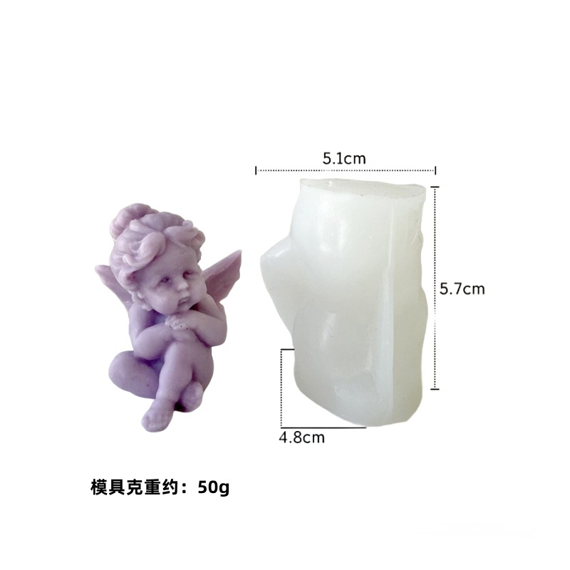 Rose Angel Candle Silicone Mol - Model Kit Cement review and price