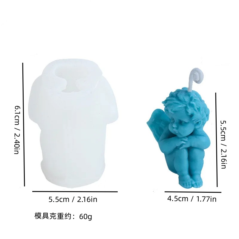 Rose Angel Candle Silicone Mol - Model Kit Cement review and price