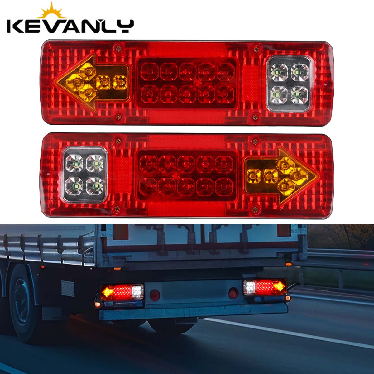 2Pcs 12V 24V 19LED Tail Lights - Model Kit Ship review and price