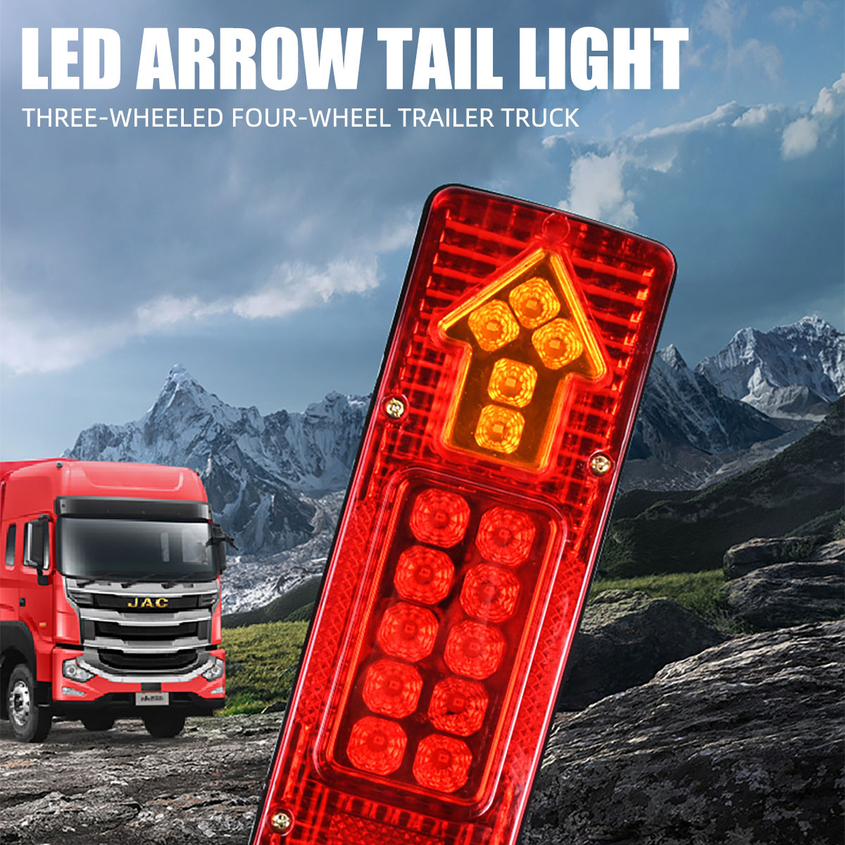 2Pcs 12V 24V 19LED Tail Lights - Model Kit Ship review and price