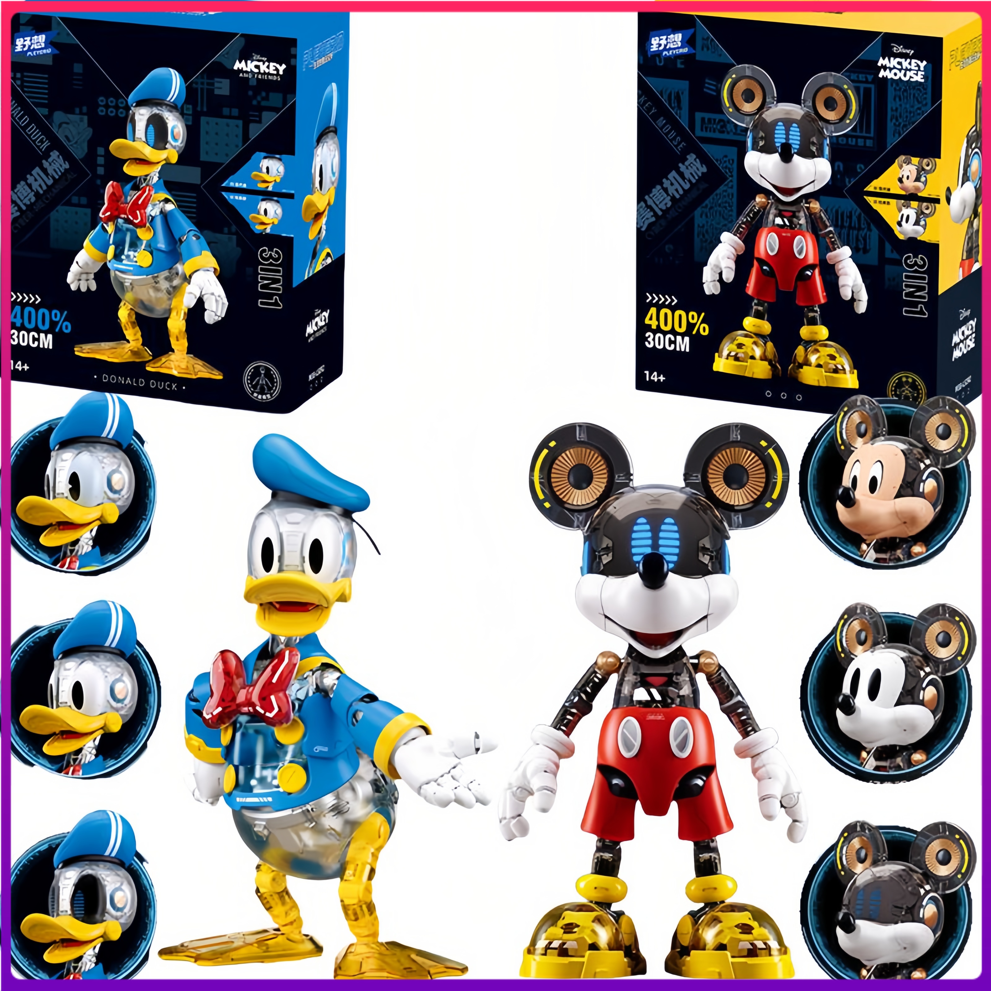 Anime Character Cyber Mickey D - Model Kit Action Figure review and price