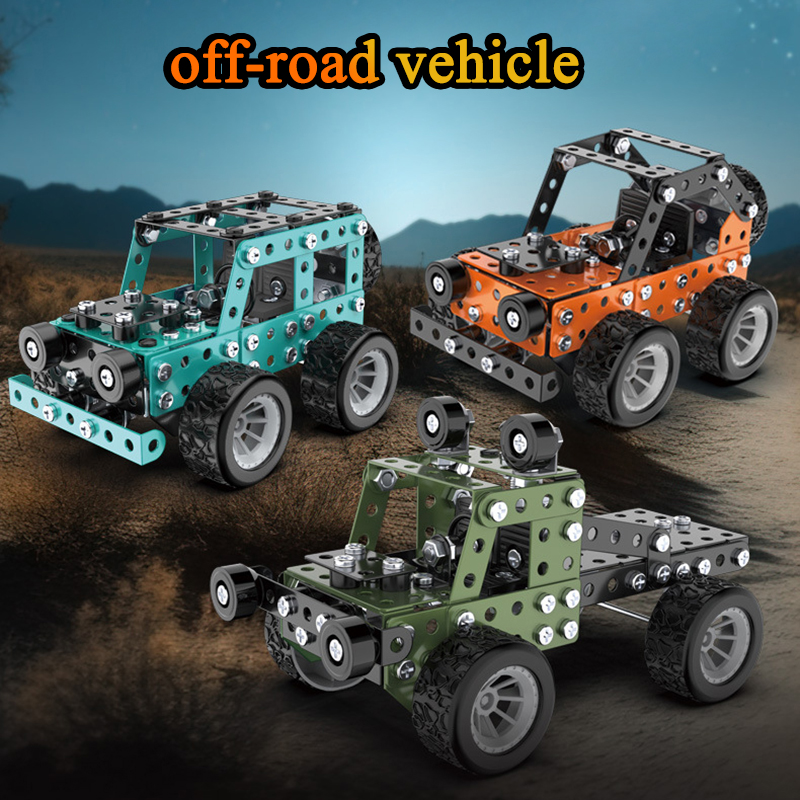 DIY Metal Building Block Assem - Model Kit Excavator review and price