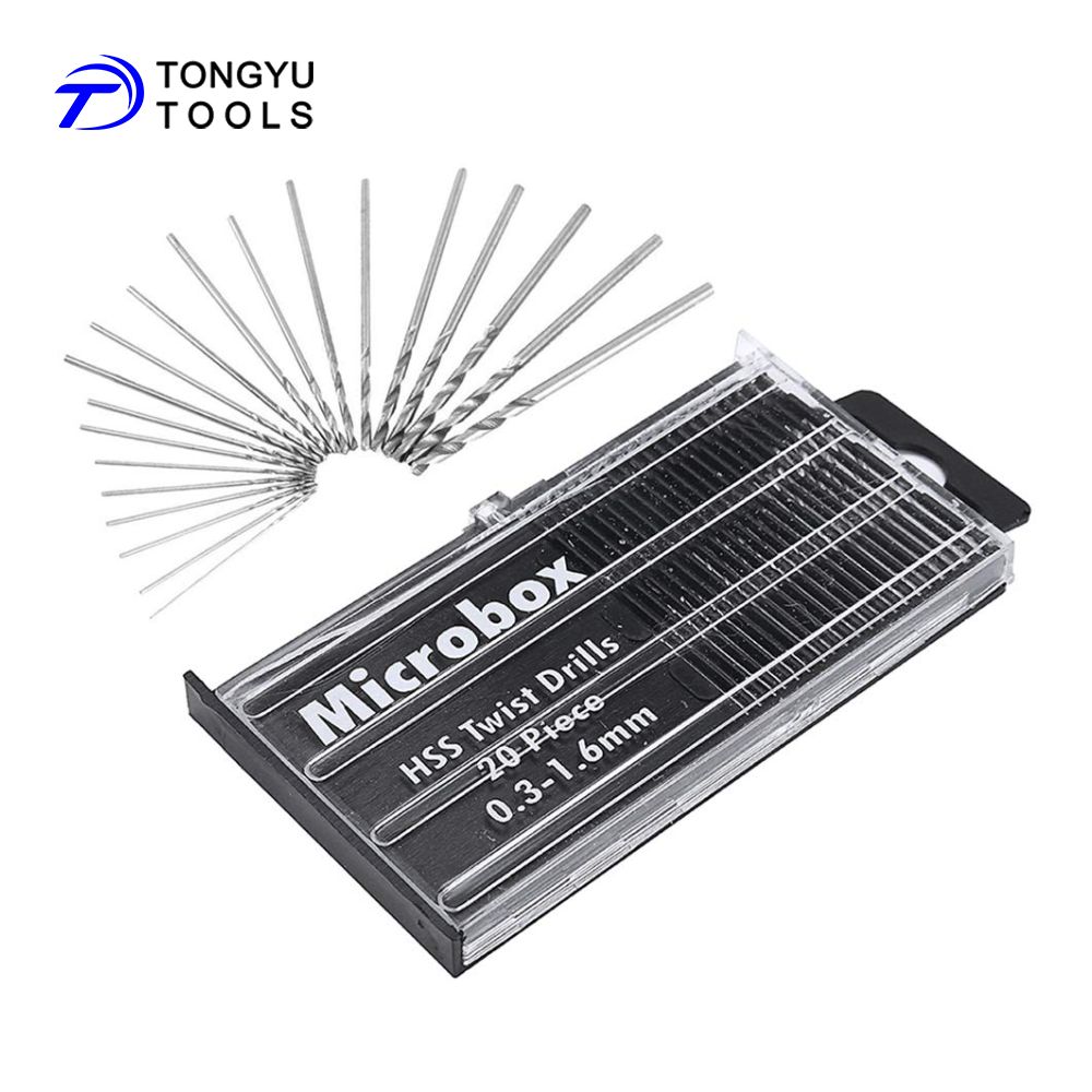 20Pcs Mini Twist Drill Bit Mic - Model Kit Vise review and price