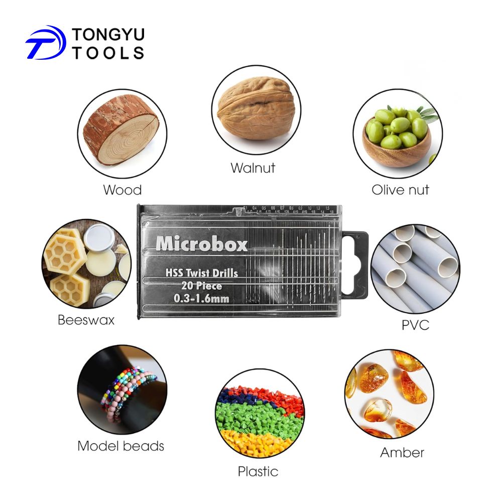 20Pcs Mini Twist Drill Bit Mic - Model Kit Vise review and price