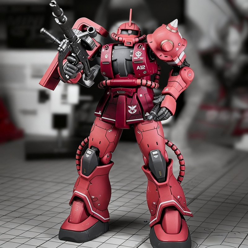 GTO Char's Zaku HG 1/144 Mech  - Model Kit Shooting Star Dragon review and price