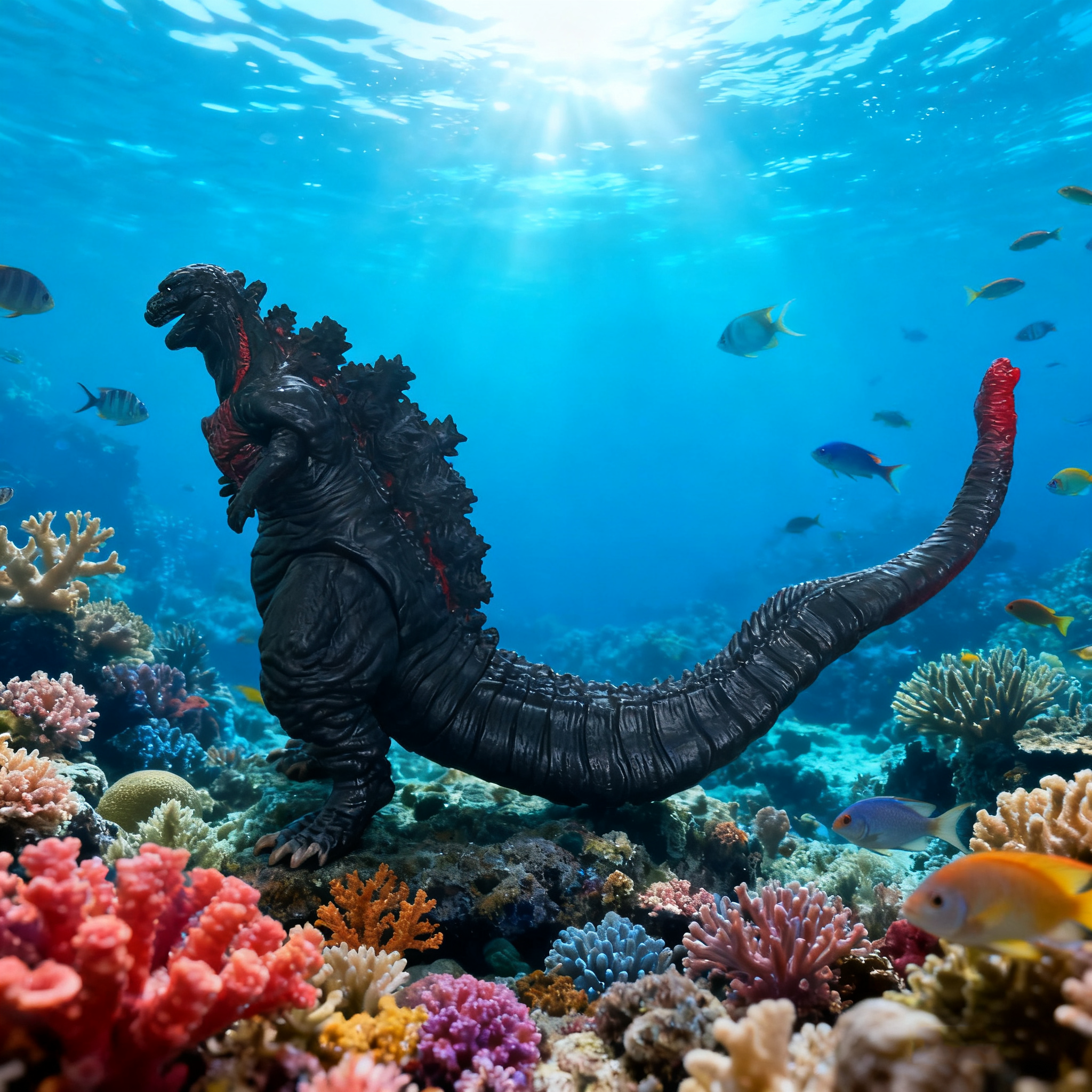 Shin Godzilla Red Lotus Soft G - Model Kit Dinosaur Bandai review and price