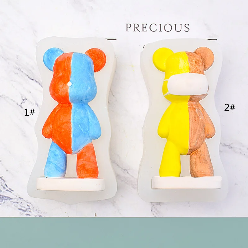 3D Cartoon Bear Candle Silicon - Model Kit Cement review and price