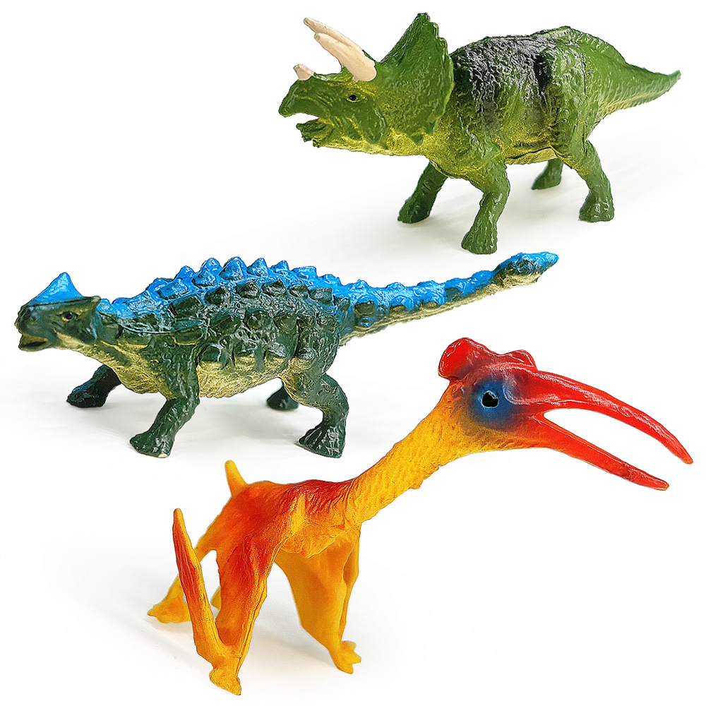 12pcs/set Updated Simulated So - Model Kit Dinosaur Bandai review and price
