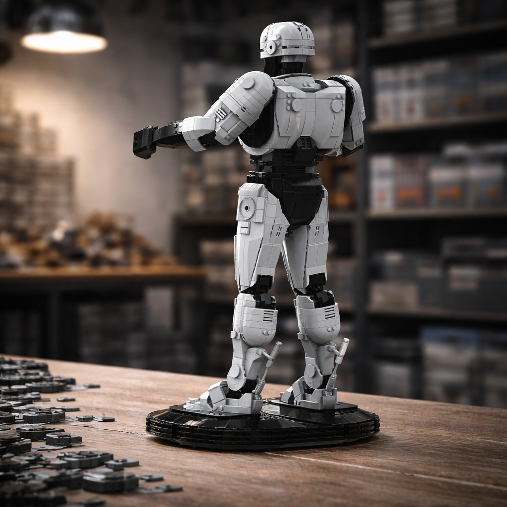 MOC Sci-Fi Robot Building Bloc - Model Kit Robocop review and price