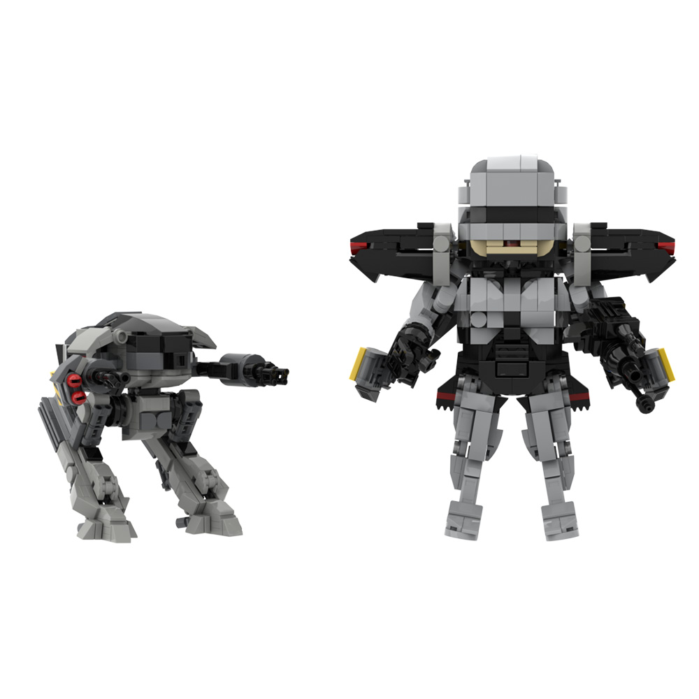 MOC Movie RoboCop Series Build - Model Kit Robocop review and price