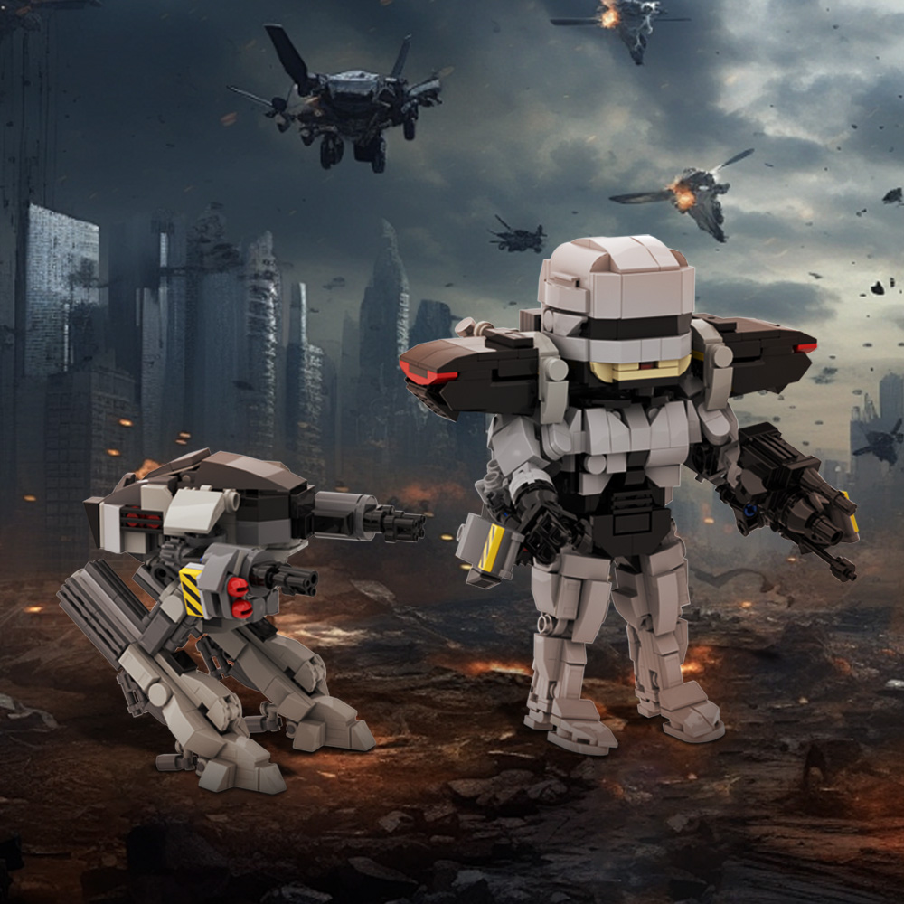 MOC Movie RoboCop Series Build - Model Kit Robocop review and price
