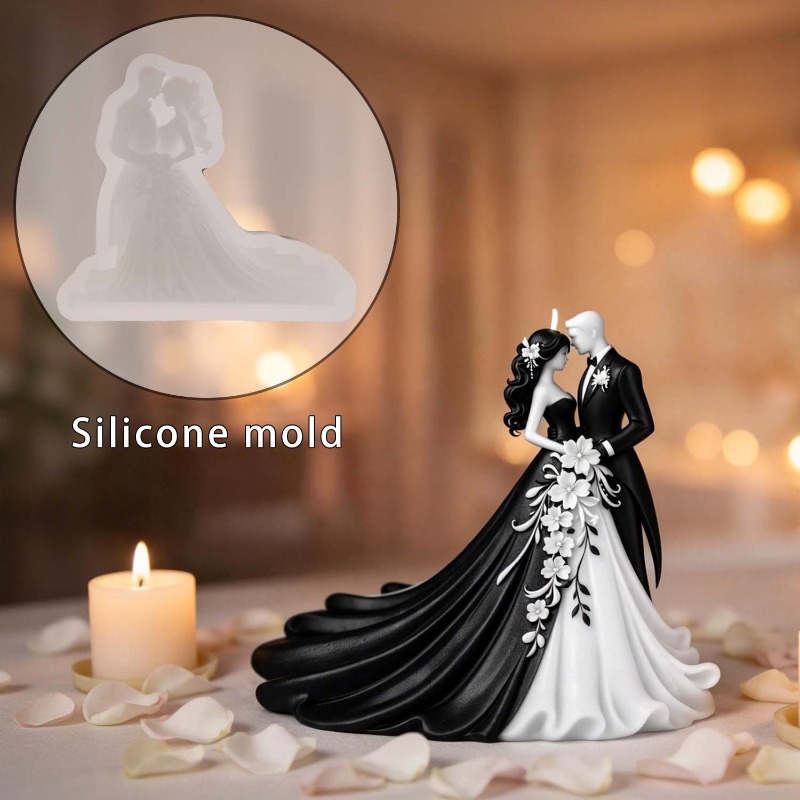 Newlywed Couple Wedding Dress  - Model Kit Cement review and price